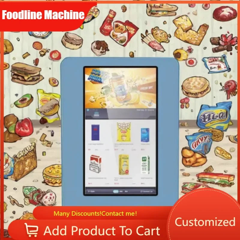FL Wall-installed Self-service Kiosk 32 Inch Touchscreen All-in-one Payment Vending Machine for Airport Lounge Customized