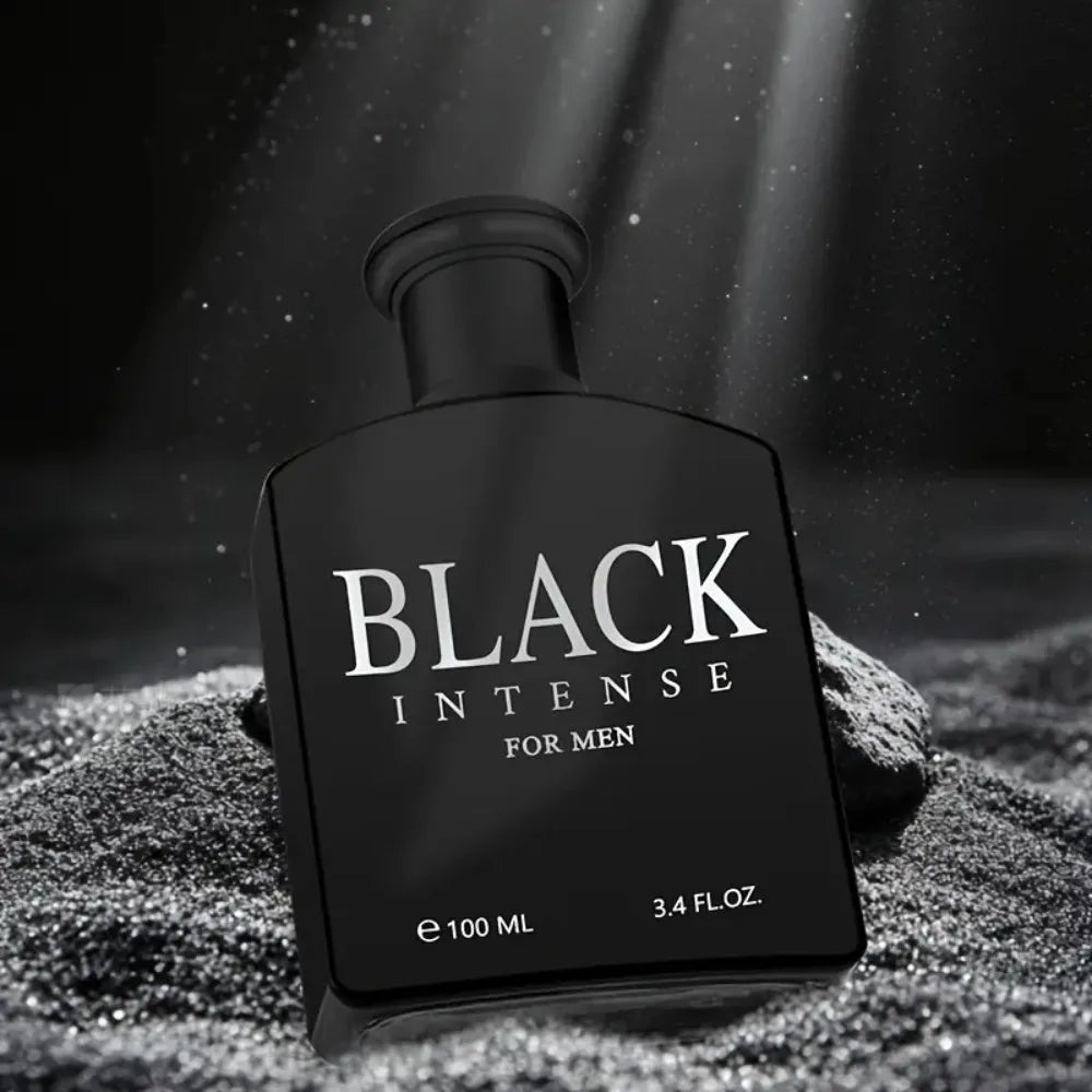 100% Brand-Original, High-Quality Men's Pure Black Perfume: Elegant Blackcurrant and Sandalwood, 100ml