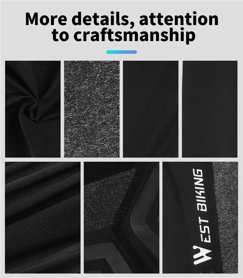 WEST BIKING Sports Compression Leg Sleeves Men Women MTB Winter Fleece Leg Warmers Men Women Cycling Running Basketball Leggings