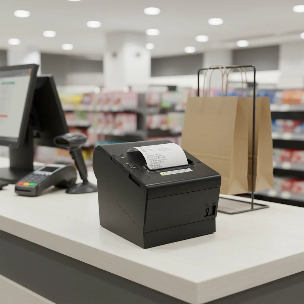 Hot Sale 80mm Thermal POS Receipt Barcode QR Code Printer for Retail Bill Invoice Printing Machine with Cash Drawer