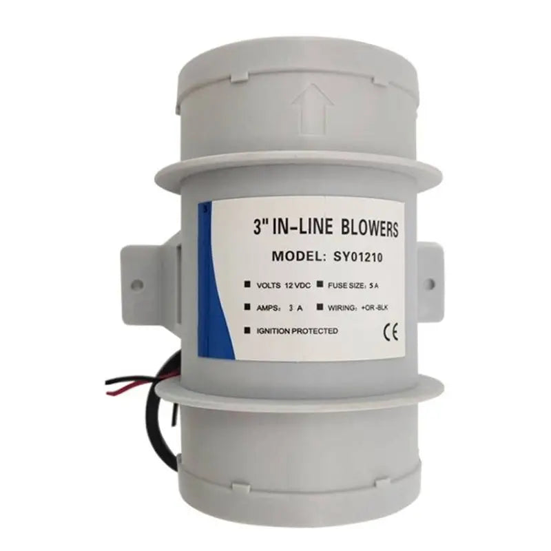 Reliable-4 Inch In-Line Blowers Boat Bilge Blower Cool Fan Marine Cabin Ventilation 12V,RV And Marine Accessories
