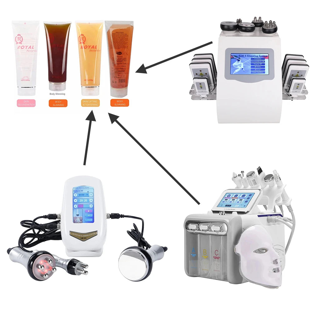 300g Body Slimming Radio Frequency Conductive Gel for RF Fat Burning Device Ultrasonic Gel for 40K Cavitation RF Beauty Machine