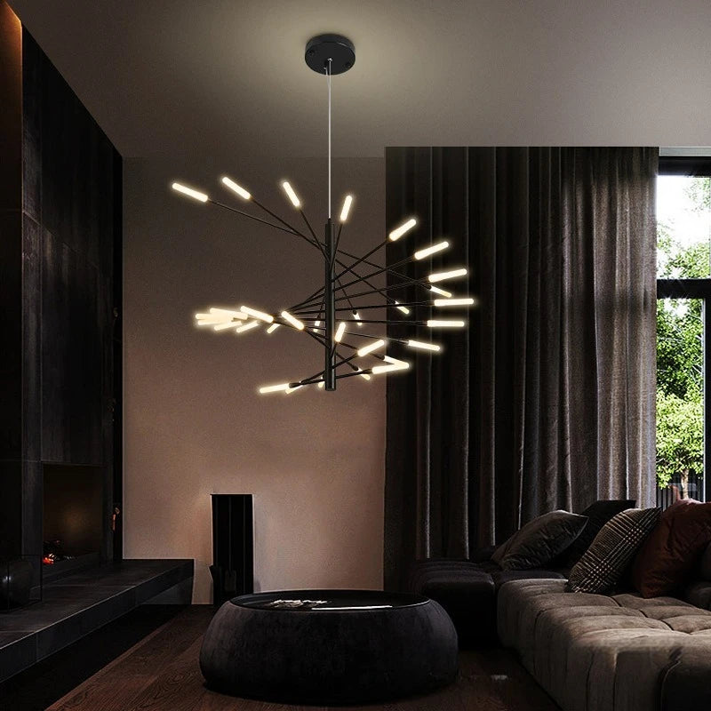 Modern LED Ceiling Pendant Light-modern Dimmable Lighting for Living Room, Kitchen, and Luxury Room Decoration