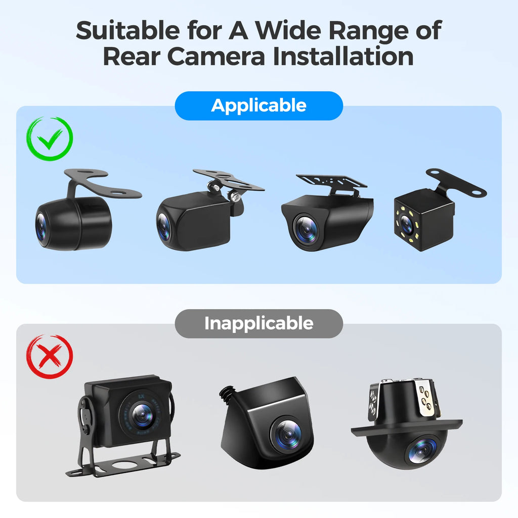 Rear Camera Holder Rear Window Bracket for Most Rear Camera Dash Cam AZDOME M550 Max/M550/M01 Max/PG17 Rear Cam for REDTIGER