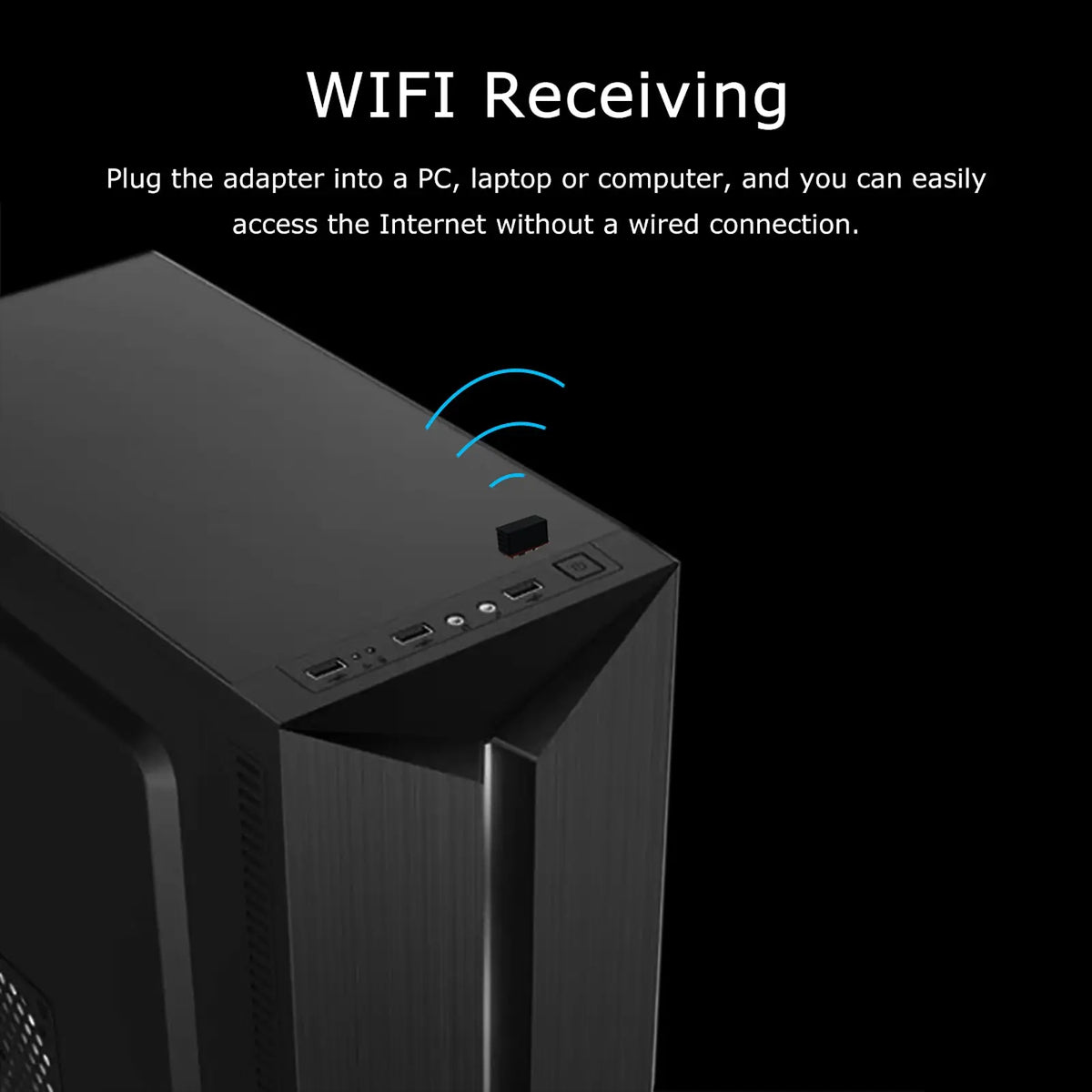 Wireless Network Signal Reception Mini Driver-free Wi-Fi Adapter 150Mbps For Deskop Computer 2.4G Network Card USB Plug and Play
