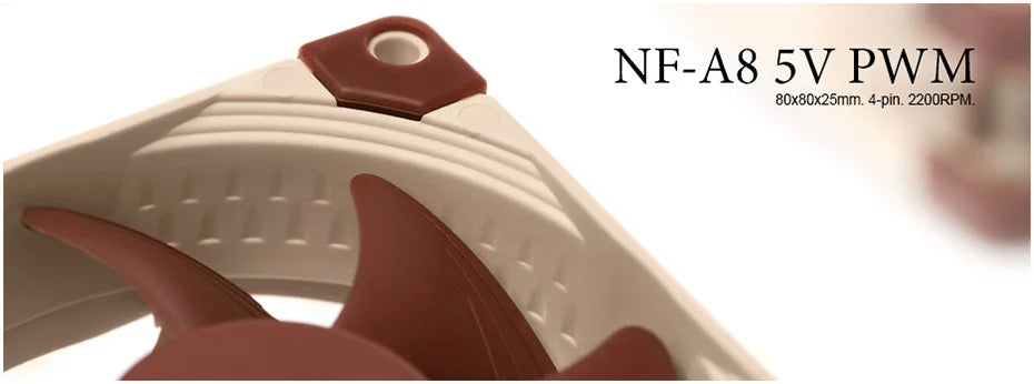 Noctua NF-A8 80mm 12v/5v Computer Cooling fan 3pin/4pin PWM quiet Radiator fans For PC Case Cooling CPU cooler fan Replace