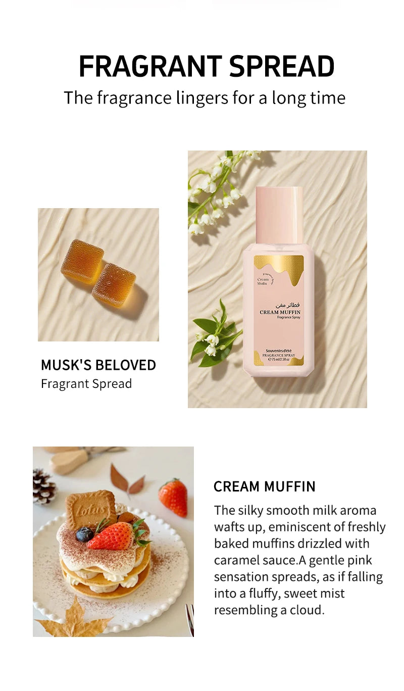 Floral Women's Light Fragrance, Fresh and Sweet Floral Notes, Elegant and Long-Lasting Fragrance, Suitable for Romantic Dates