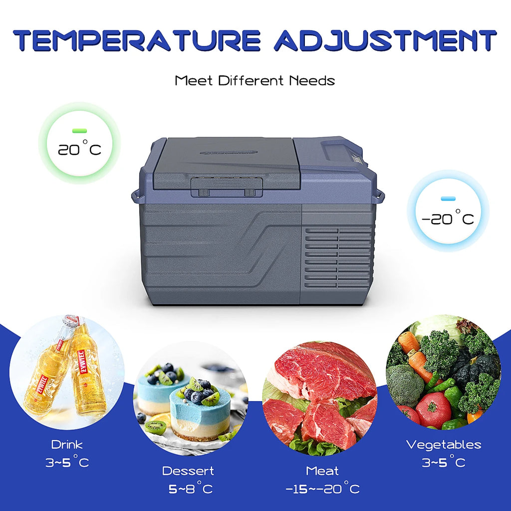 Nl30;NL40;NL50  Alpicool Camping Fridge  Ac/dc Compressor 12v Car Fridge Portable Mini Refrigerator Freezers For Outdoor