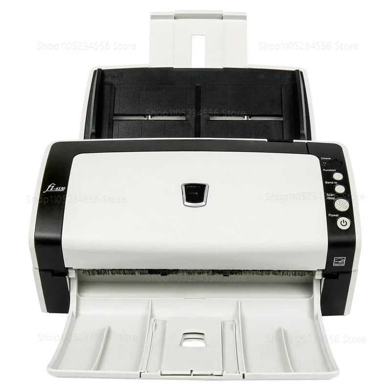 FI6130 High Speed Auto Feed Duplex Color Scanner Professional Office Document Scanning Machine Compact Double Sided HD
