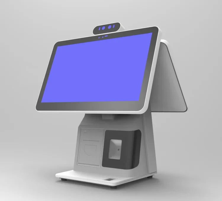 13.3 15.6 Inch Supermarket Restaurant Smart Pos Billing Machine With Printer Cashier Register Touch Screen