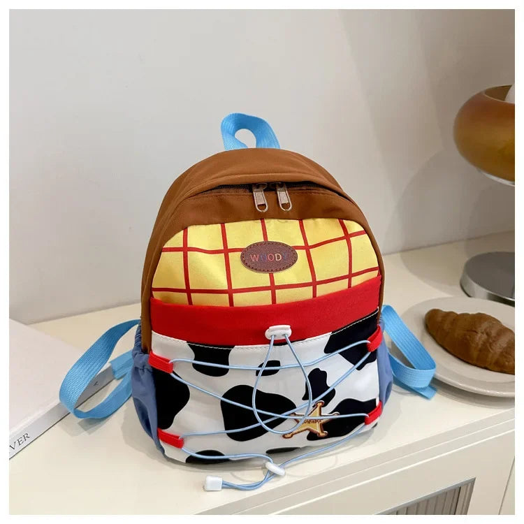 Cartoon Fashionable and Casual Women's Backpack Cute Cow Print Backpack Soft and Durable Fabric Backpack Suitable for Daily Use