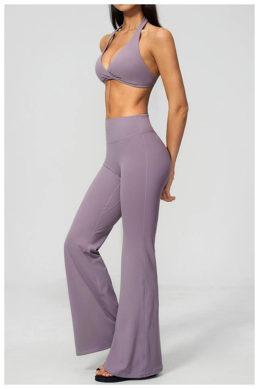 Women Tracksuits 2PCS Yoga Suit Gym Outfits Workout Clothing Deep V Workout Bra High Waist Butt Lift Pants Outdoors Sports Set