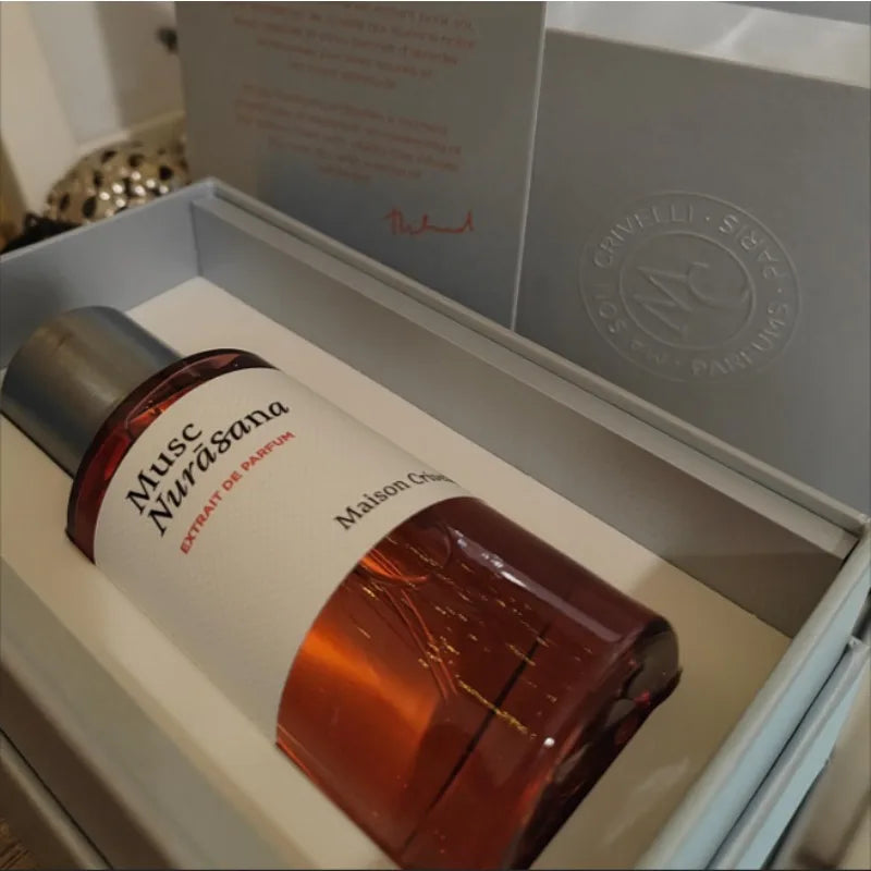 Musc Nurasana Perfume for Men Maison Crivelli Luxury Niche Fragrance Eau De Parfum Long Lasting Musc Scent Luxury Perfume 100ml