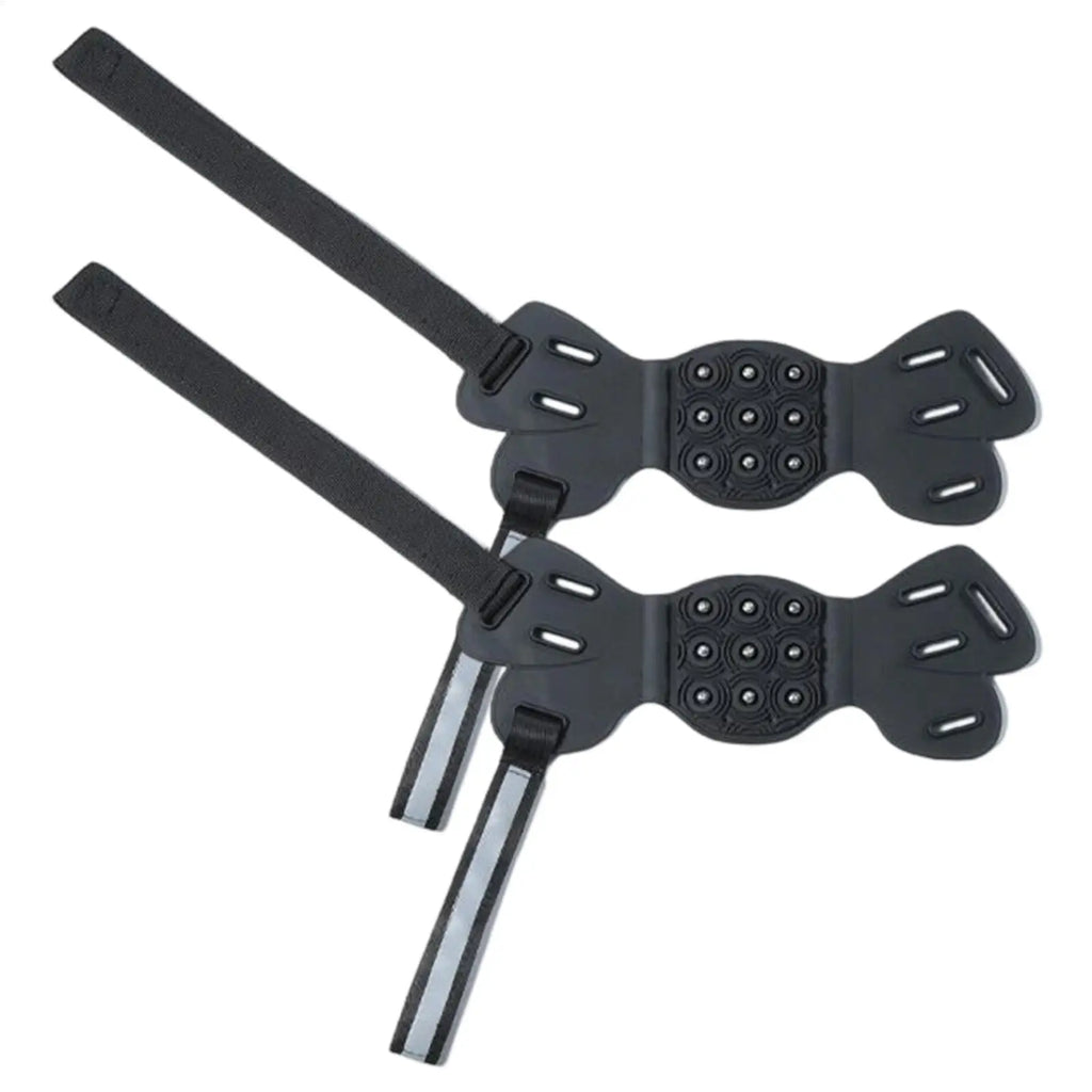 Outdoor Anti-slip Shoe Spikes Winter Crampon Ice And Snow Grip Boots Covers With 9 Metal Spikes Snow Grippers Ice Snow Cleats