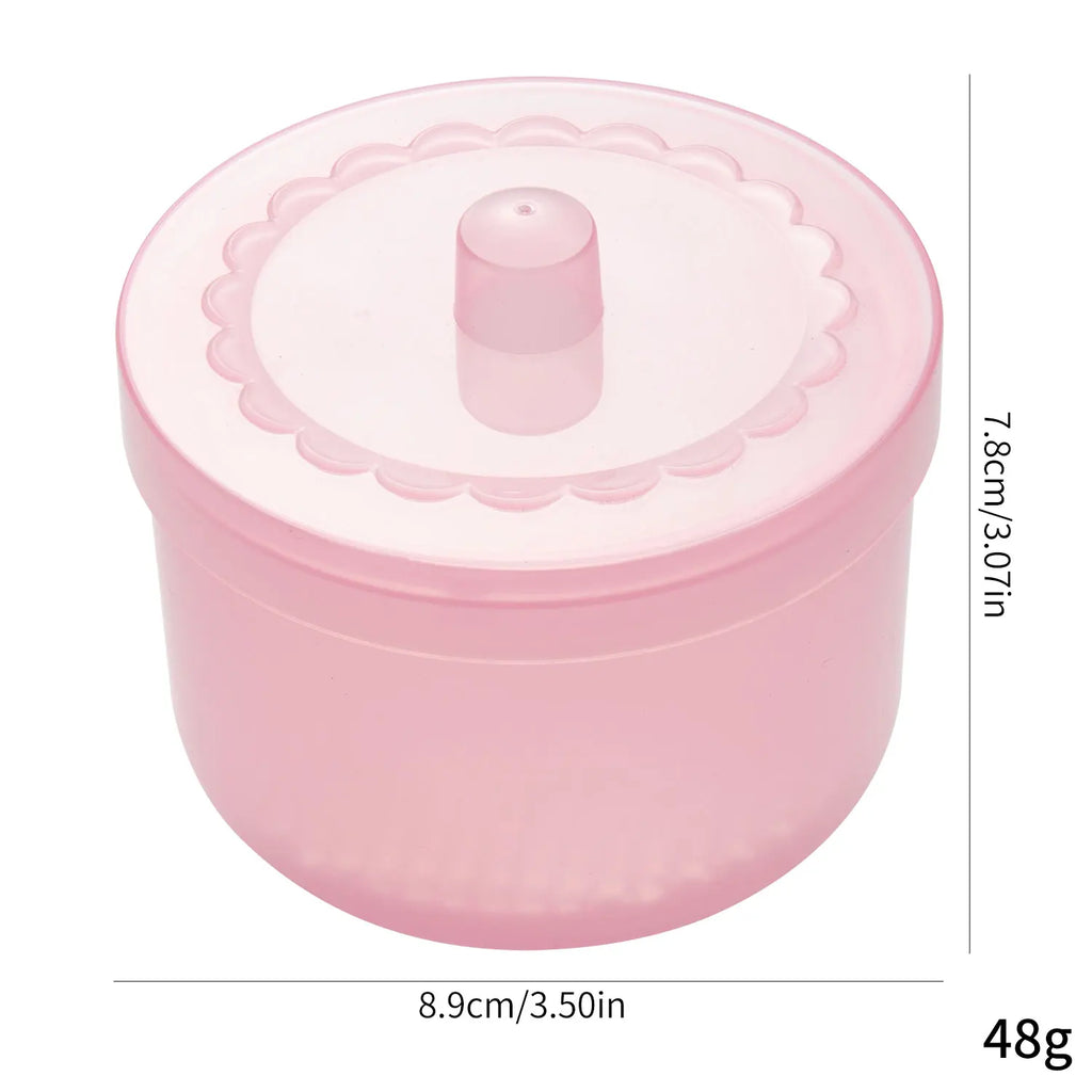 Nail Drill Bits Disinfection Box Double Layer Filtration Cleaning Box Manicure Storage Case Nail Brush Cleaning Container
