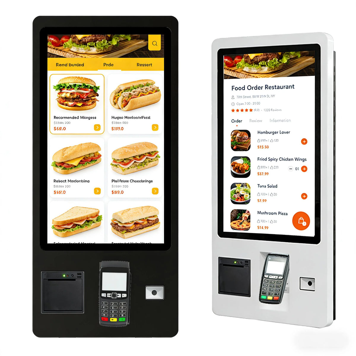 23.6 27 32 Inch Self Order Kiosk Touch Screen  Kiosks Self Service Payment Kiosks Self Payment Kiosk Nfc Payment Terminal