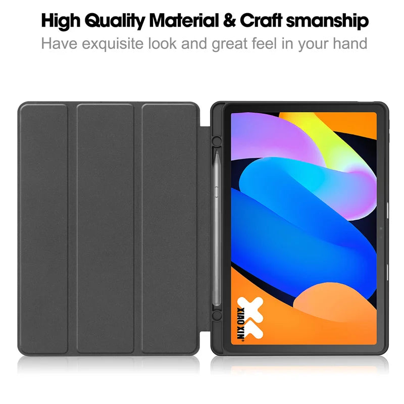 Coque For Lenovo Idea Tab 11 TB336FU Case With Pen Holder Magnetic Leather Fold Smart Cover For Xiaoxin Pad 11 2025 TB335FC Case