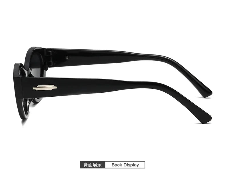 Small Oval Beautiful Sunglasses Women Men Brand Designer Fashion Sun Glasses Female Male Cool Punk Mirror Oculos De Sol