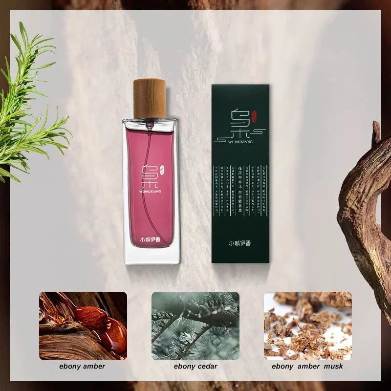 Premium Woody Sandalwood Men's Fragrance Long-lasting Oud Cinnamon Ambergris Eau De Toilette Unisex Woody Fragrance Spray 50ml