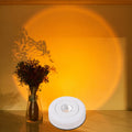 Touch LED Cabinet Lights Battery Powered Stick On Wall Sunset Lamp for Kitchen Bedroom Closet Cupboard Night Light Decoration