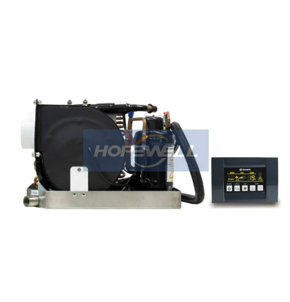Hopewell Marine Self Contained 8000BTU 220V 60HZ OEM/ODM Water Cooled Eco-Friendly Yacht Boat Air Conditioner R410a TECUMSEH