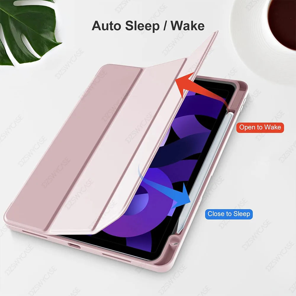 Case for iPad Air 11-inch M4/M3/M2 (2026/2025/2024), iPad Air 5th/4th Gen 10.9-inch (2022/2020), Cover with Auto Sleep/Wake