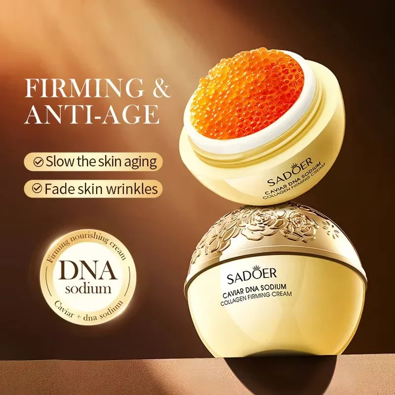 Caviar Firming Wrinkles Face Cream Collagen Lightening Fine Lines Deep Hydration Moisturizing Smooth Brighten Skin Care Products