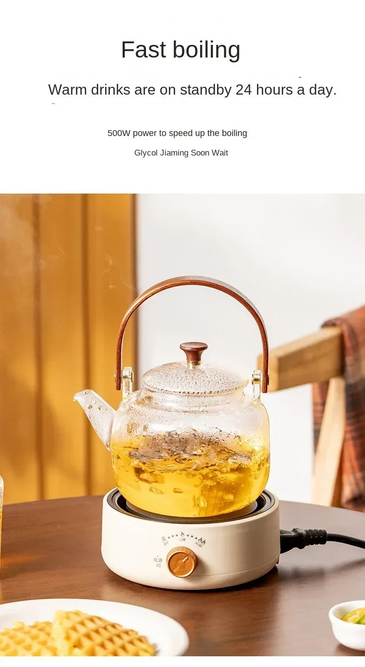 EU/US/UK New Electric Cookware Heating Base 500W Electric Heater Coffee Stove Home Manual Adjustable Temperature Cooking Heater