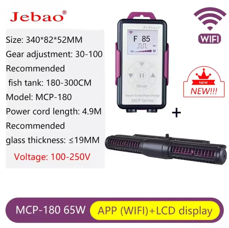Jebao Jecod Marine Aquarium Wave Maker For Wireless Master Slave Pump Control WIFI DCW MCP 70 90 120 150 Cross Flow Wave Pump