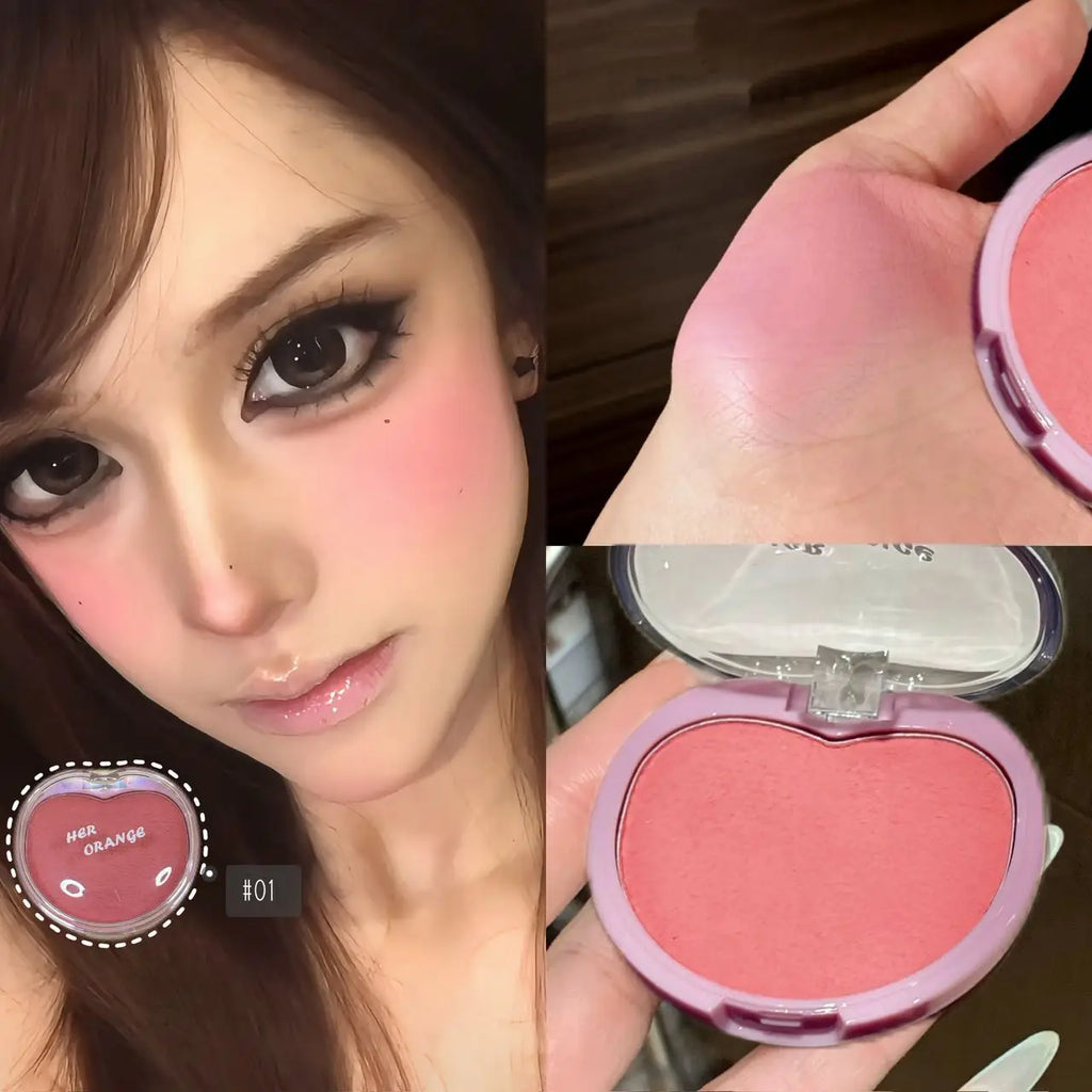 Herorange Sweet Cream Blush Balm Multi-Use Cheek Lip Eye Blush Long Wear Blendable for Beginners
