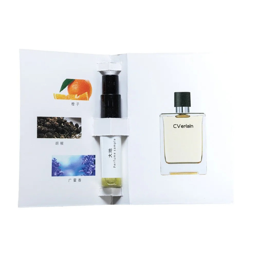 5 pack 3ML men's and women's perfume sample set eau de toilette long-lasting fragrance portable for travel easy to carry around