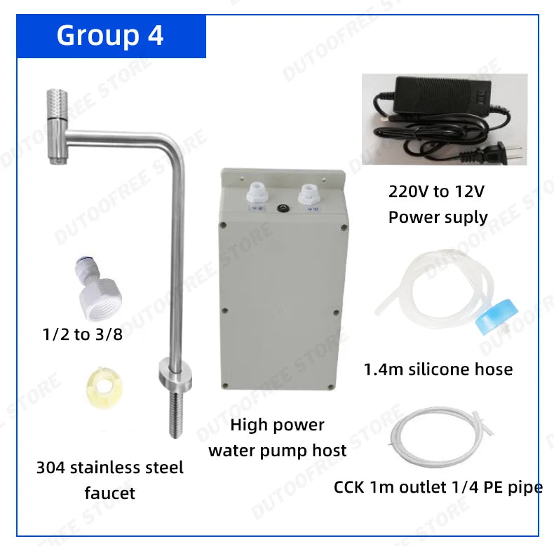 New 2.7L/ min Electric Water Pump Faucet Galley Automatic Automatic Faucet Caravan Motorhome Boat Bottled Water Pump for Kitchen