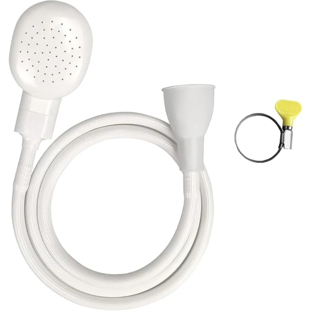 Universal Sink Spray Rubber Hose Handheld Rain Shower Head Portable Spray Head for Kitchen Bathroom Pet Cleaning Showerhead 1PC