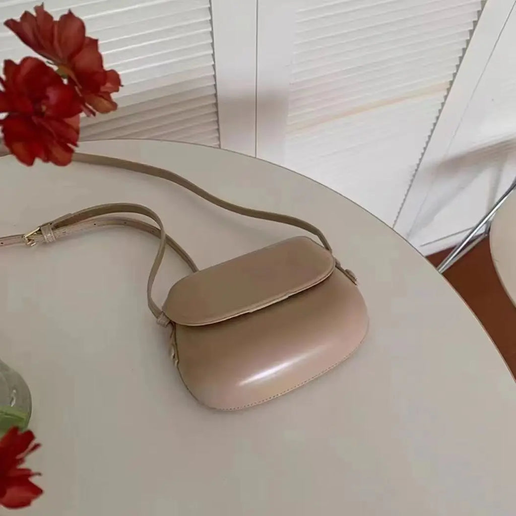 Candy Color Women's Saddle Shoulder Bag Casual Portable Female Small Clutch Handbags Sweet Fashion Ladies Purse Crossbody Bags