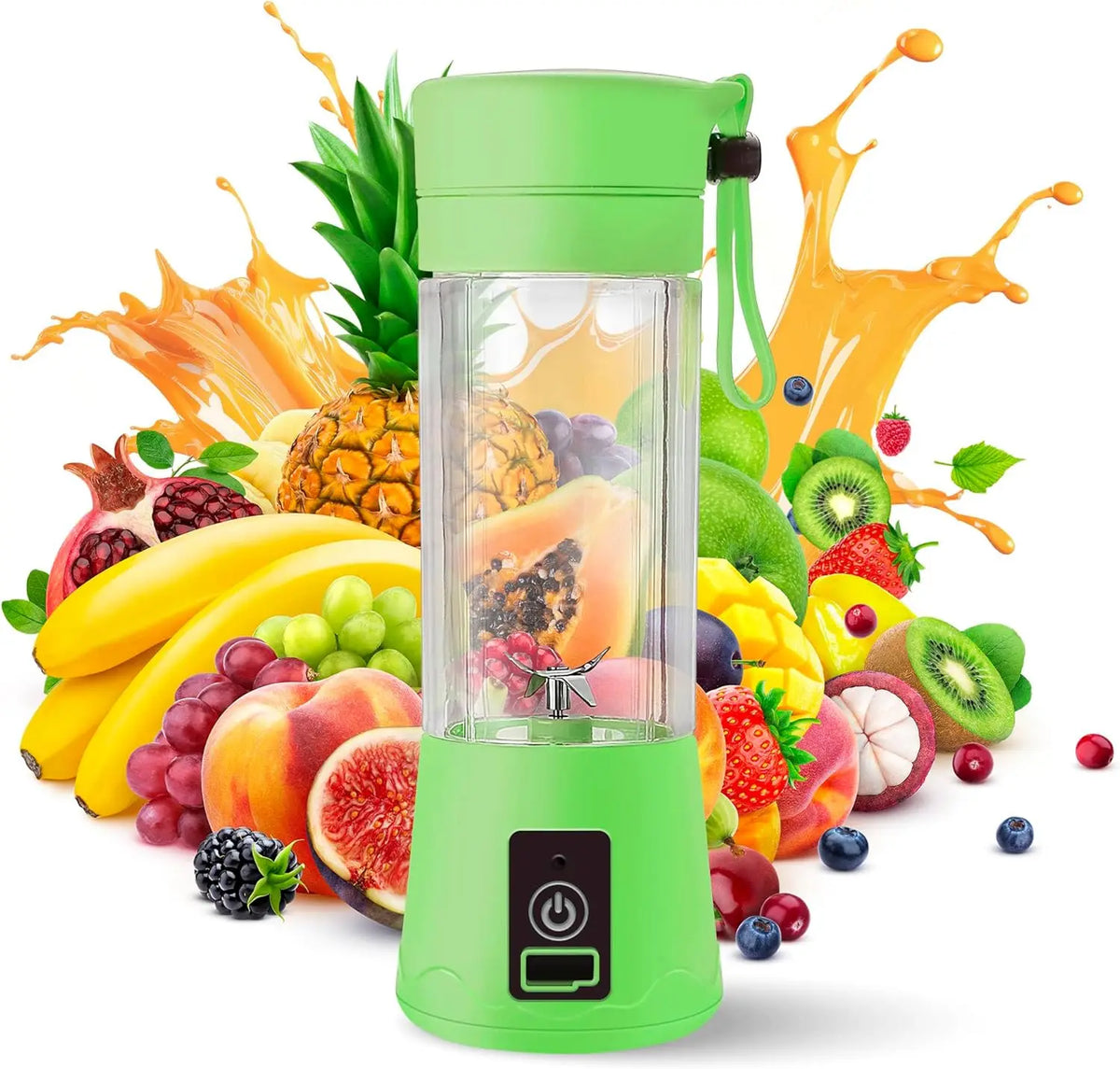 Portable Mini Electric Juicer USB Charging Fruit Orange Lemon Blender Smoothie Milkshake Maker Kitchen Automatic Fresh Squeezer