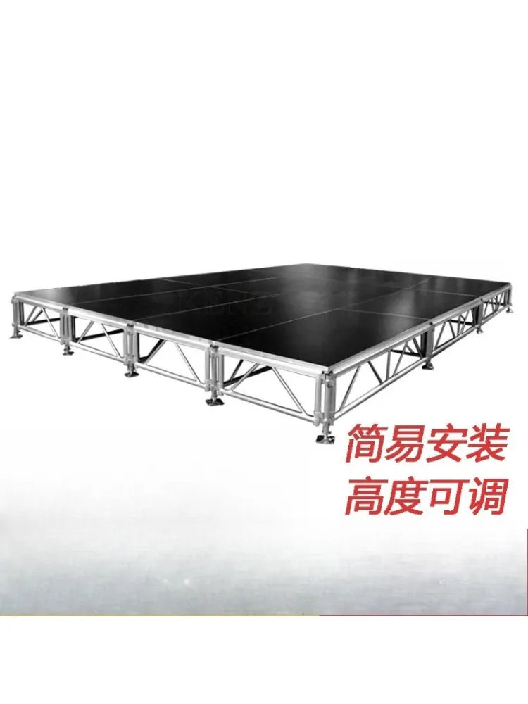 Pool Stage Height Adjustment Outdoor Performance Aluminum Alloy