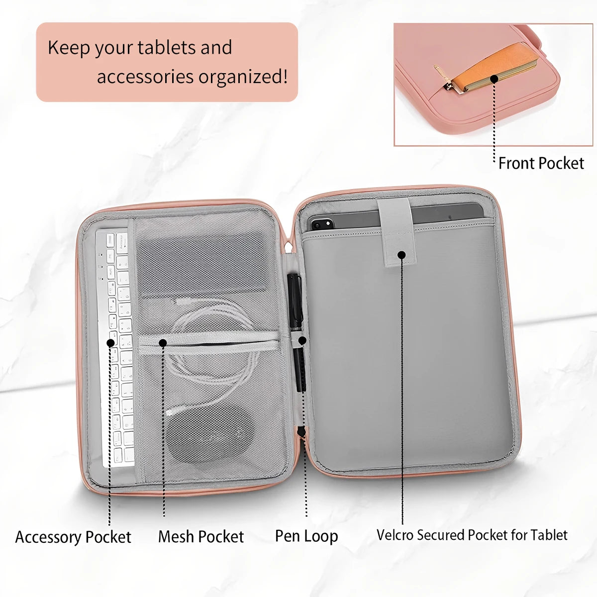Laptop Bag for 11-13 Inch Protective Tablet Sleeve Case Padded Carrying Case Fit for iPad Macbook Xiaomi ASUS HUAWEI Lenovo