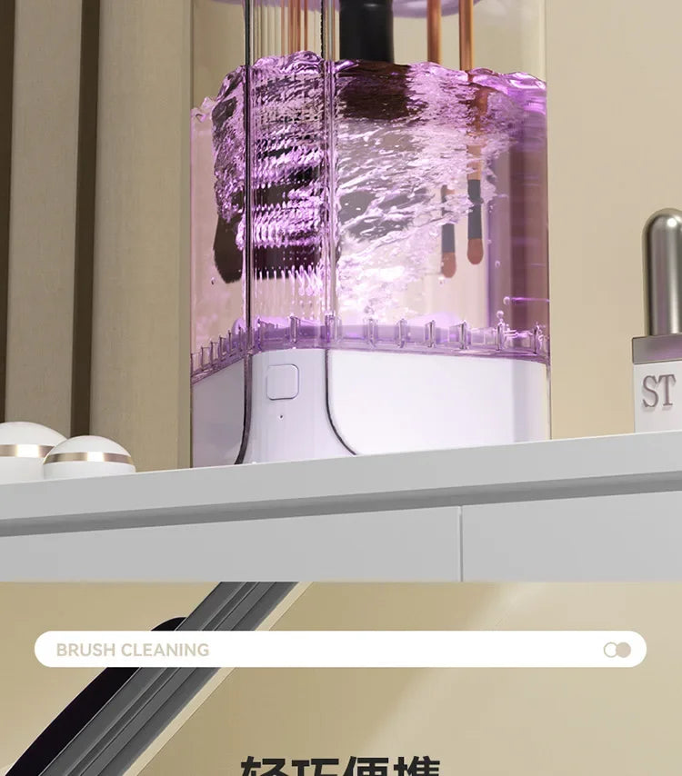 Portable Automatic Makeup Brush Cleaner Household Deep Puff Cleaning Machine Quick Cleaning of Various Beauty Tools