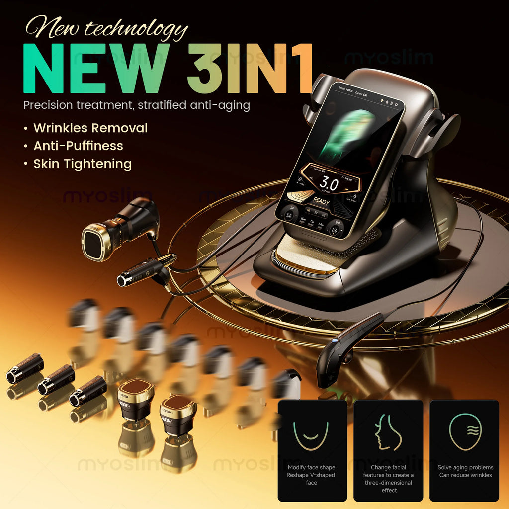 360MAX 25D HiFU Non Invasive 3 In 1 Machine Facial Slimming Anti Aging Body Firming Professional Beauty Treatment Device
