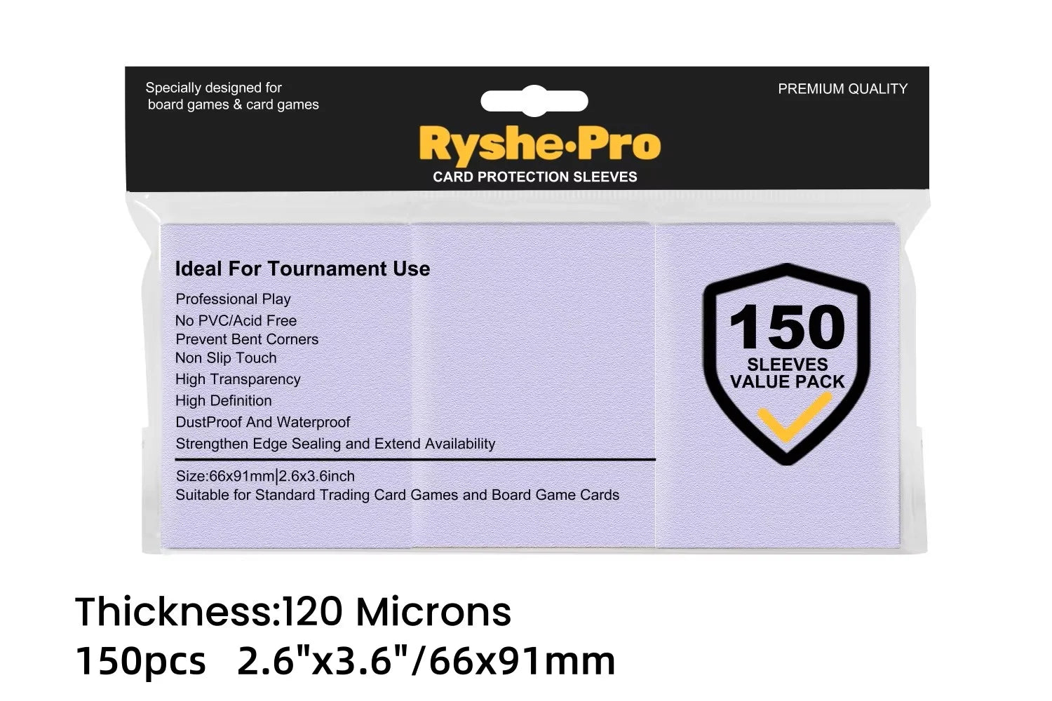 100pcs Trading Card Sleeves Soft Clear Perfect for Double-sleeving and Compatible with Pokemon Mtg Cards Sport Cards