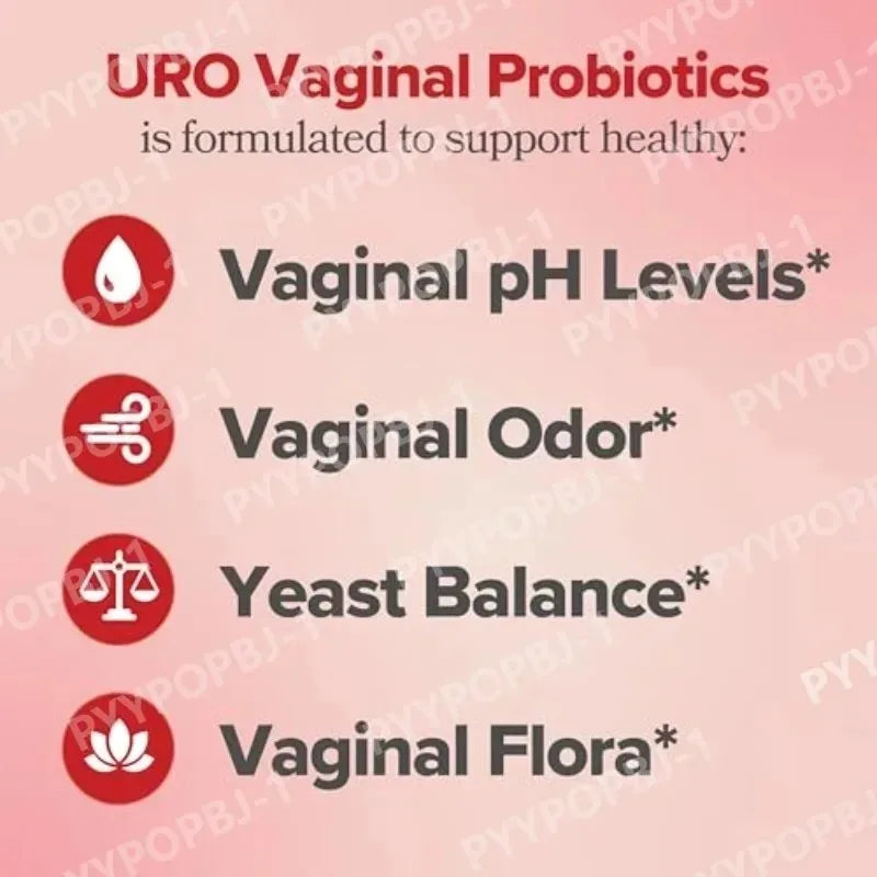 Women Probiotic Capsules Lactobacillus Prebiotic Formula Daily Gut Flora Balance Support Nutritional Supplement 60 Capsules