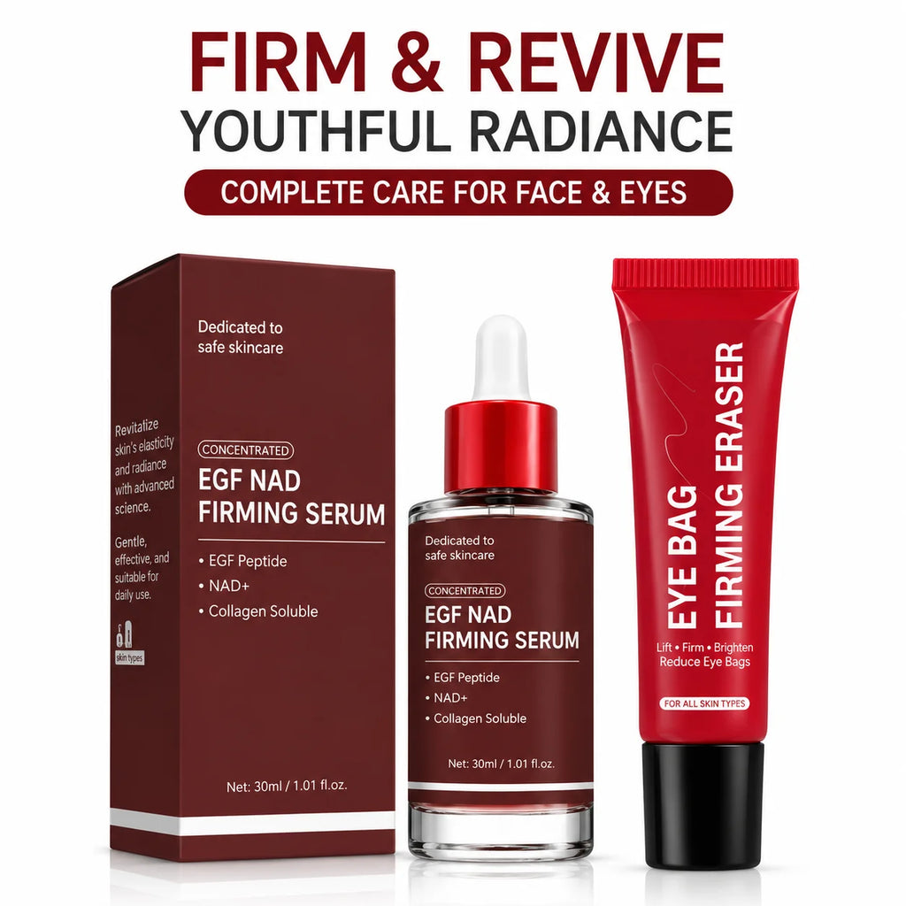 EGF‑NAD Firming Serum And Instant Eye‑Bag Lifting Cream Set Anti‑Aging Fine Lines Remover Facial‑Eye Skin Care Kit