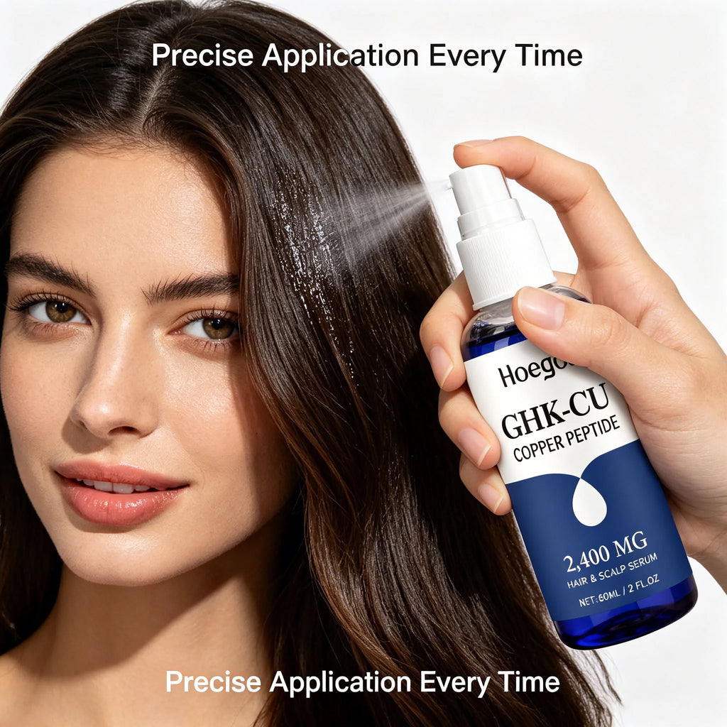 Hoegoa Ghk‑cu Copper Peptide Hair Serum Improve Dry Split Plit Hair End Repair Scalp Barrier Fast Absorption Hair Repair Essence