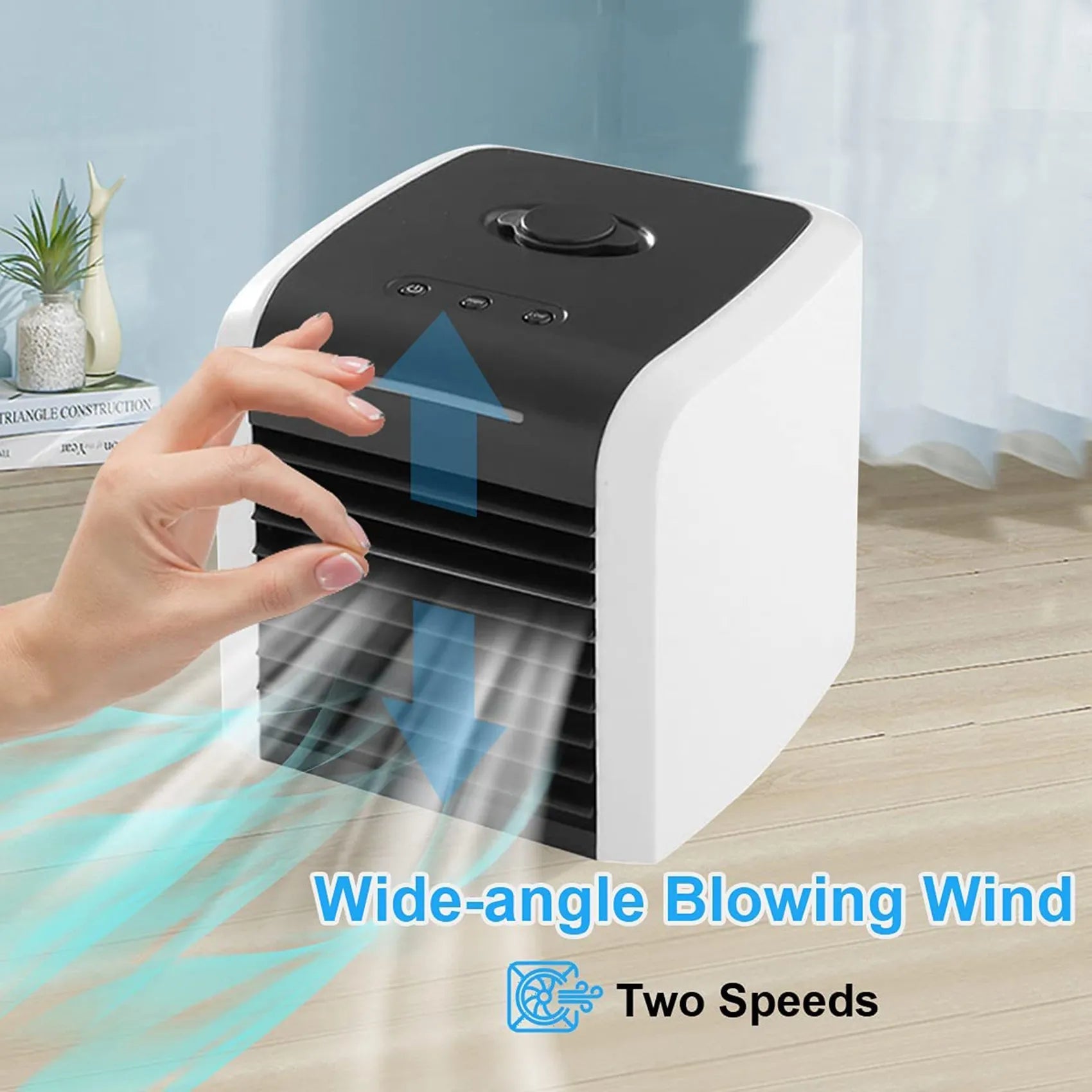 A70Z Fafa】Portable Air Conditioner,Mini Personal Evaporative Air Cooler Desk Fan