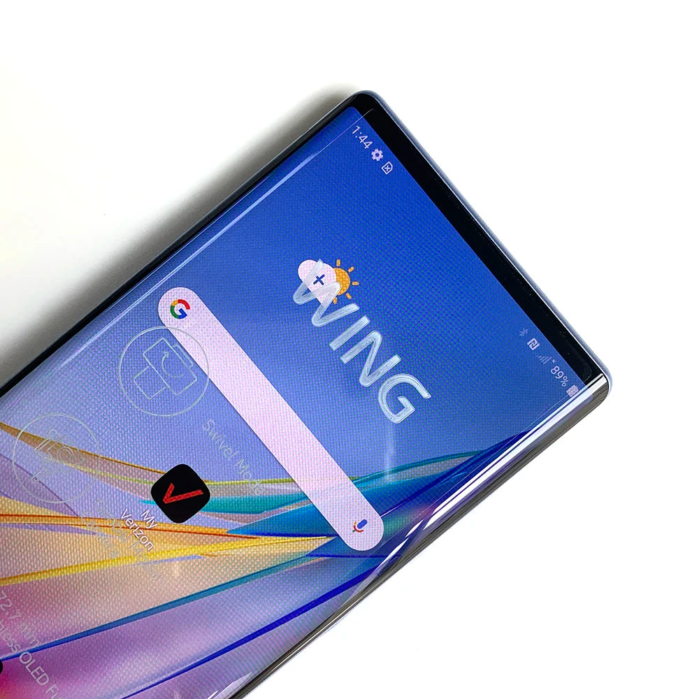 Unlocked Original LG WING 5G CellPhone F100VM F100TM F100N F100 4G LTE Mobile Phone 6.8'' 128GB ROM Android WING SmartPhone