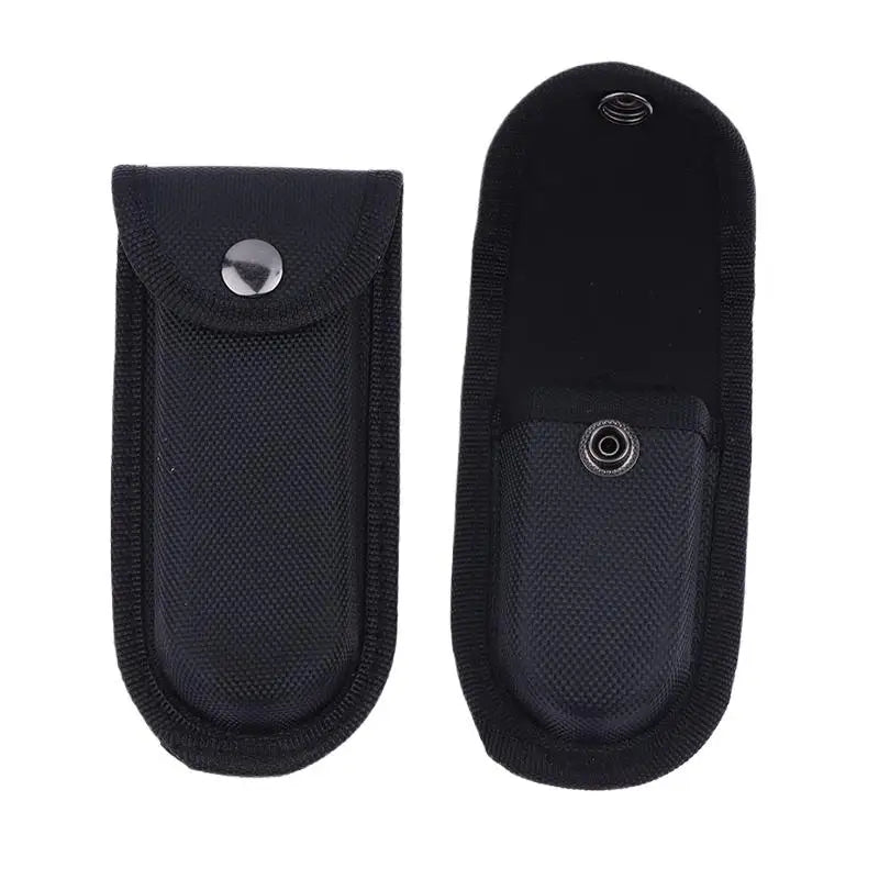 Camping Necessities: Folding Pliers & Knife Storage Bag with Flashlight Protective Sheath