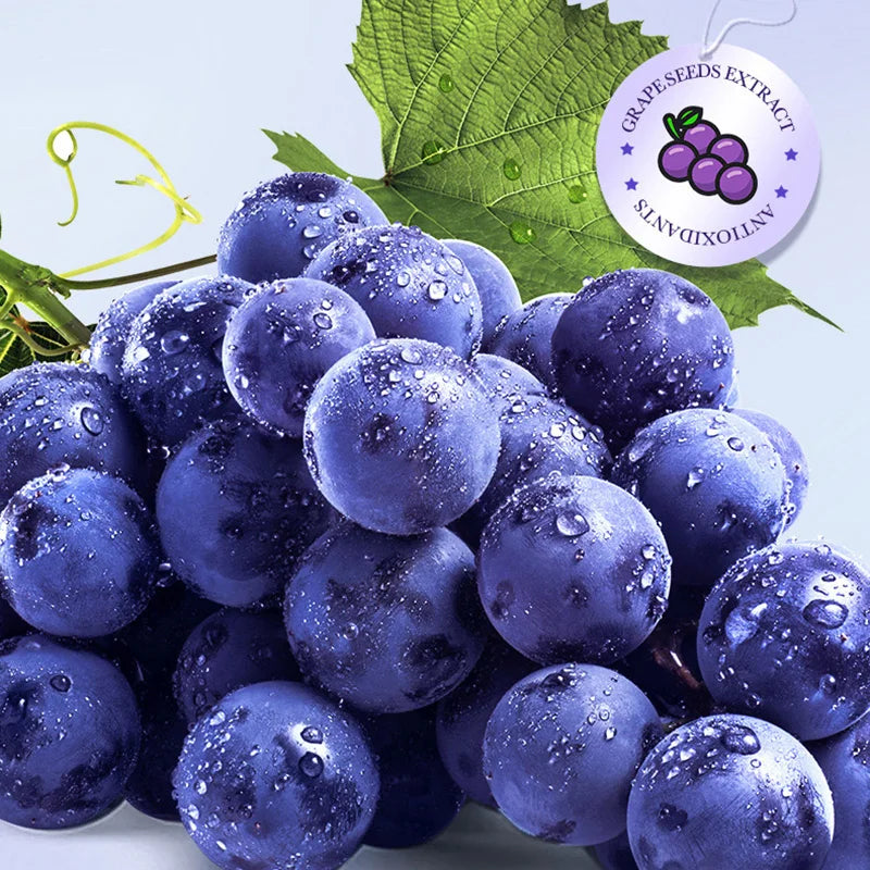 SADOER Grape Eye Mask Anti Wrinkle Dark Circles Removal Eyes Bags Moisturizing Eye Patches Eyes Skin Care 60pcs