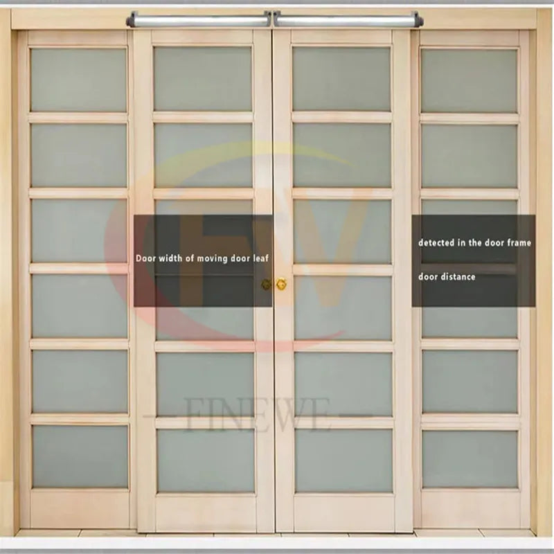 30-80KG Self Closing Automatic Sliding Door Closer Damping Buffer Automatic  Sliding Wood door Closer