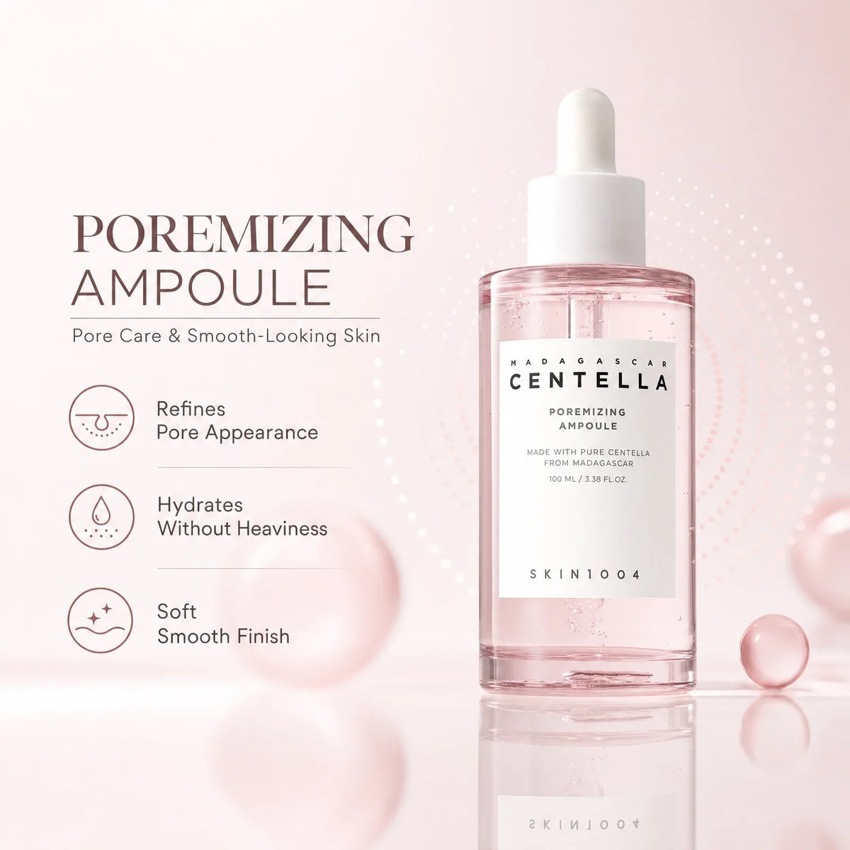 SKIN1004 Madagascar Centella Ampoule Korean Face Serum Centella Asiatica Hydrating Repair Soothing Sensitive Skin Essence Liquid
