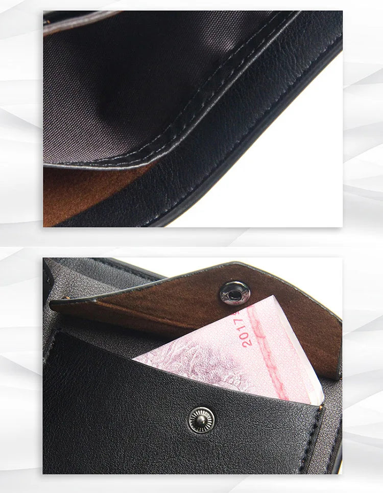 Men Wallets New Short High Quality Coin Pocket Bag Brand Men's Wallet Simple Credit Card Holder Photo Holder Men's Money Clip